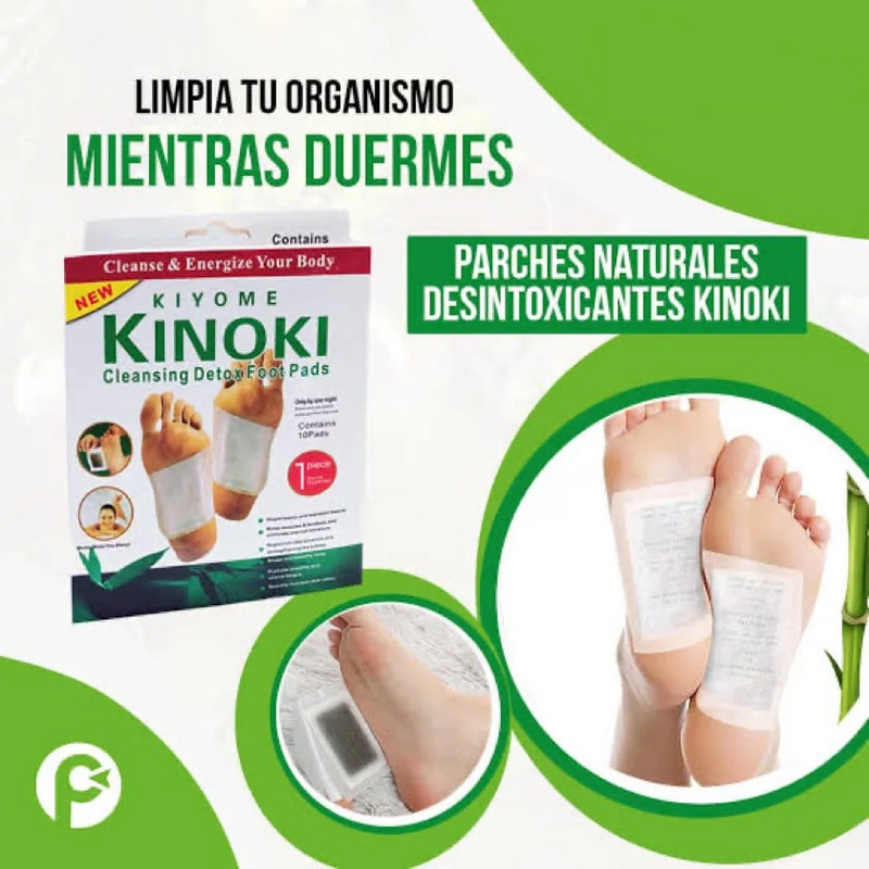 Kinoki Pads© - Parche Desintoxicante (Pack de 10 Unidades)